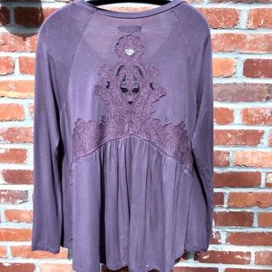 American Eagle Long Sleeve Shirt with Back Detail